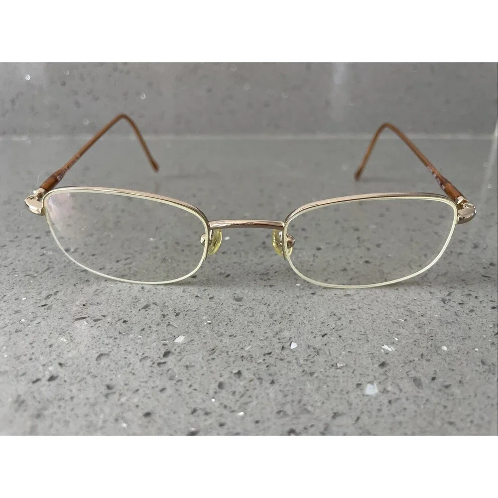 Vogue VO 3270 280 Eyeglasses Frames Only 47-20-135 Half rim gold Italy